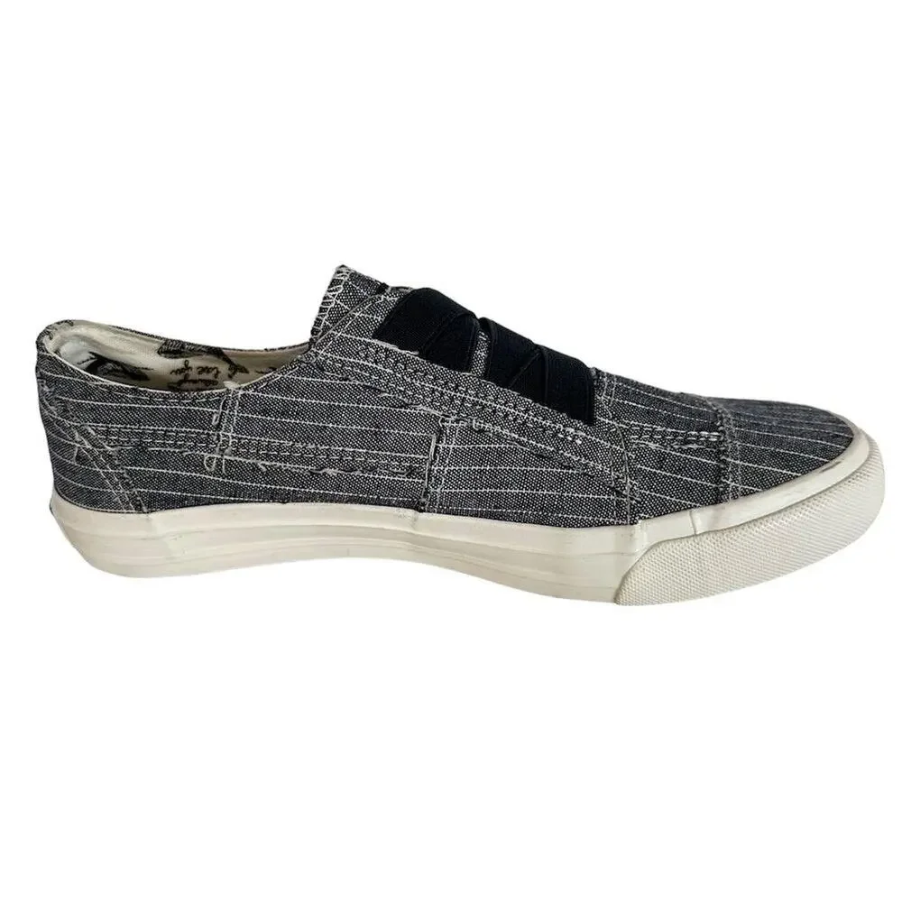 Blowfish Malibu Marley Slip-On Low Top Sneakers Gray stripe  Women’s Size 9‎ - Picture 7 of 12